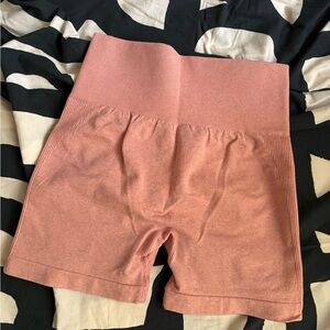 High-Waist Workout Pink Women’s Shorts